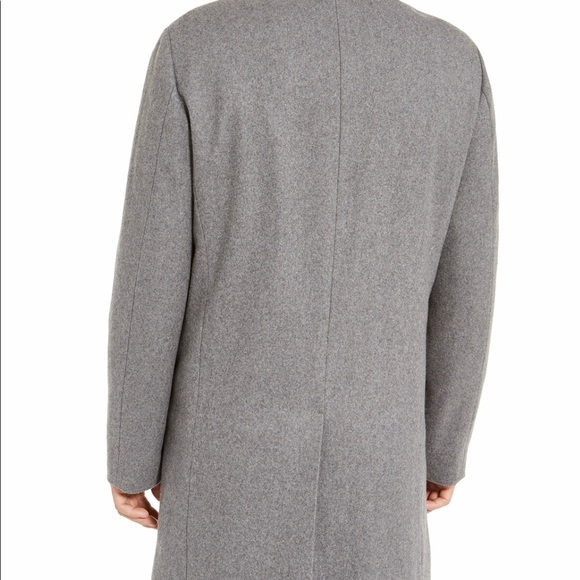 Men’s mayden slim fit overcoat - Picture 2 of 4